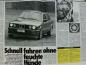 Preview: rallye racing 11/1984 BMW M535i E28 TEST,323i Hartge H26 E30