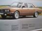 Preview: BMW 518 520 525 528i E12 Prospekt Englisch März 1980