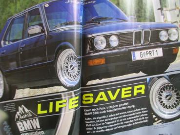 BMW Scene Live 1/2021 Alpina B01 1.8 M10 E21, BMW 524d Biturbo Umbau E28, 528i E28,2000tii Touring,