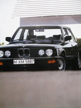 BMW 518i 520i 525i 528i 535i +Katalysator Prospekt März 1985 E28