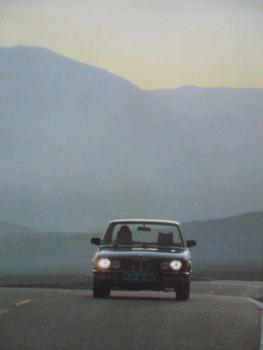 BMW 525 eta energy Brochure Rechtslenker UK Englisch März 1983