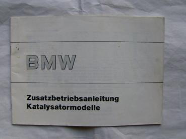 BMW 520i Katalysator 525e Katalysator 95KW Betriebsanleitung E28