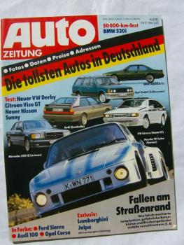 Auto Zeitung 17/1982 BMW 520i E28 Dauertest,Alpina B7 S E24