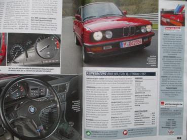 Auto Zeitung classic cars 3/2022 50 Jahre BMW M Modelle M3 E30 +M5 E28+M1 E26,AMG 280S W116,