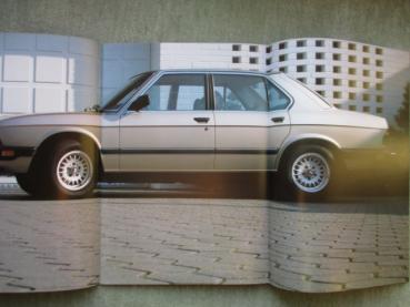 BMW 528eta E28 +533i US Katalog Broschüre Englisch März 1983