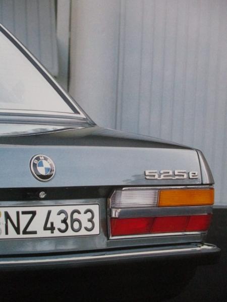 BMW 525e E28 Prospekt März 1984