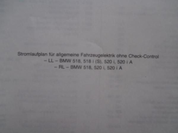 Ersatzteile-e28.de - BMW Original Schaltplan 518 518i (S ...