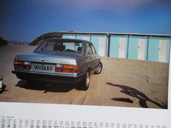 BMW Original Kalender 1983 E28 E23 E24 Großformat